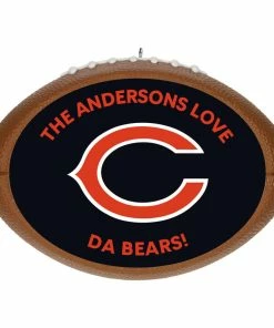 Hallmark NFL Football Chicago Bears Text Personalized Ornament