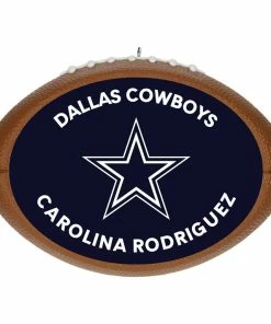 Hallmark NFL Football Dallas Cowboys Text Personalized Ornament