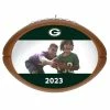 Hallmark NFL Football Green Bay Packers Text And Photo Personalized Ornament