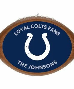 Hallmark NFL Football Indianapolis Colts Text Personalized Ornament