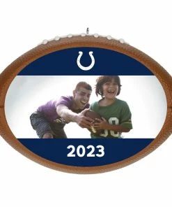 Hallmark NFL Football Indianapolis Colts Text And Photo Personalized Ornament