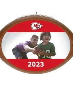 Hallmark NFL Football Kansas City Chiefs Text And Photo Personalized Ornament