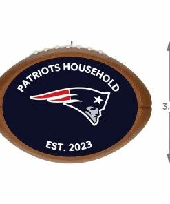Hallmark NFL Football New England Patriots Text Personalized Ornament -Department Store Shop NFL Football New England Patriots Text Personalized Ornament 2499QHE1985B8 03
