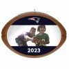 Hallmark NFL Football New England Patriots Text And Photo Personalized Ornament