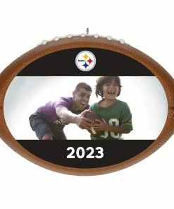 Hallmark NFL Football Pittsburgh Steelers Text And Photo Personalized Ornament