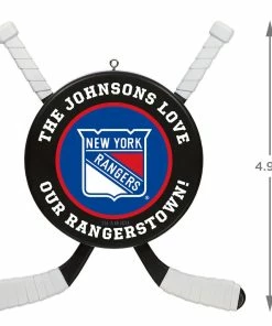 NHL Hockey Personalized Ornament, New York Rangers® 7 NHL Hockey Personalized Ornament, New York Rangers® -Department Store Shop NHLHockey Personalized Ornament New York Rangers 2499QHE1925B11 03