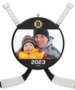 NHL Hockey Personalized Photo Ornament, Boston Bruins®