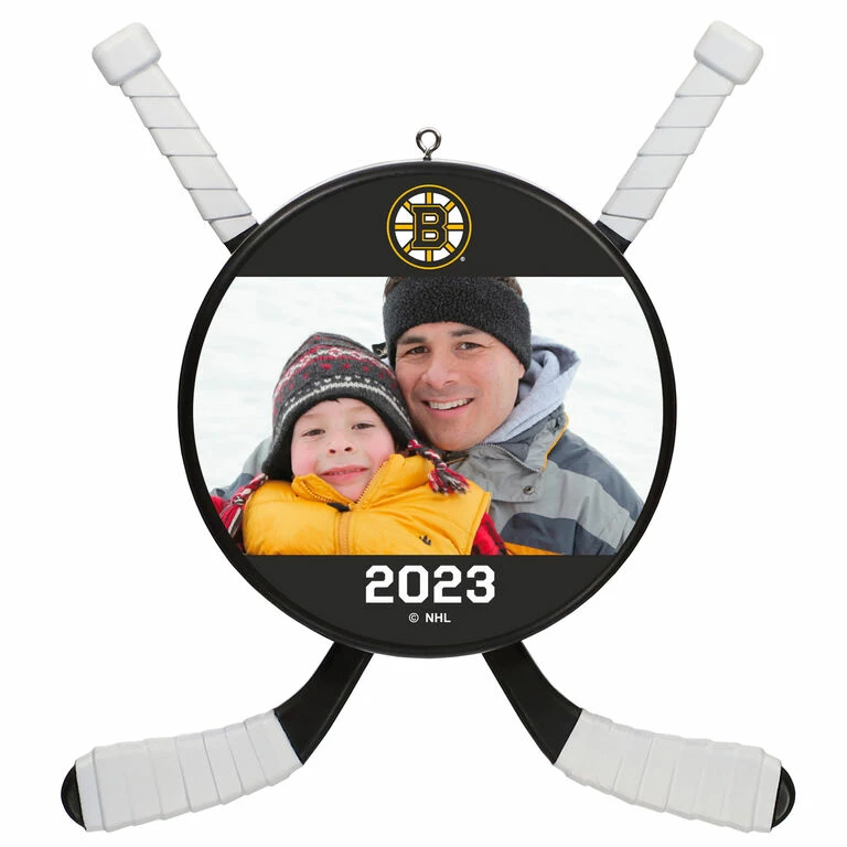 NHL Hockey Personalized Photo Ornament, Boston Bruins® 1 NHL Hockey Personalized Photo Ornament, Boston Bruins®