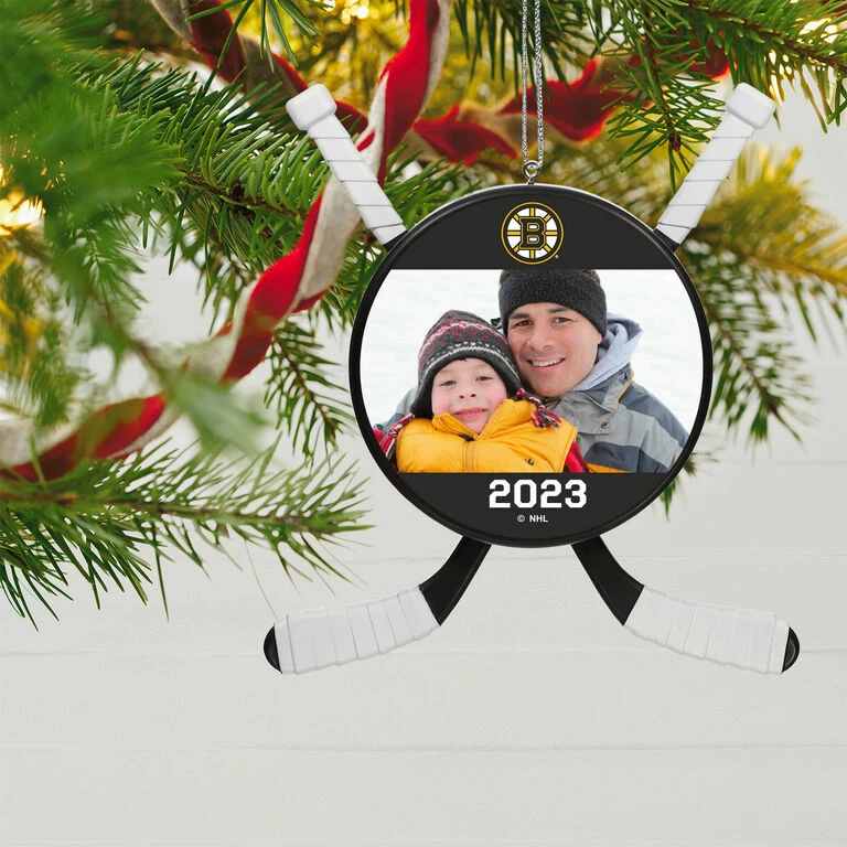 NHL Hockey Personalized Photo Ornament, Boston Bruins® 2 NHL Hockey Personalized Photo Ornament, Boston Bruins® - Image 2