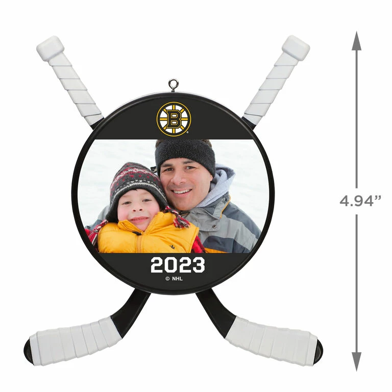 NHL Hockey Personalized Photo Ornament, Boston Bruins® 3 NHL Hockey Personalized Photo Ornament, Boston Bruins® - Image 3