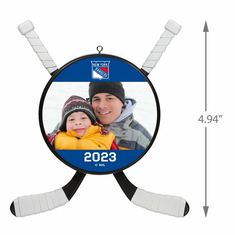 NHL Hockey Personalized Photo Ornament, Chicago Blackhawks® 3 NHL Hockey Personalized Photo Ornament, Chicago Blackhawks® - Image 3