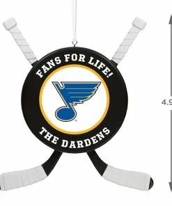 NHL Hockey Personalized Ornament, St. Louis Blues® 8 NHL Hockey Personalized Ornament, St. Louis Blues® -Department Store Shop NHLSt. Louis Blues Hockey Personalized Ornament 2499QHE1925B16 03