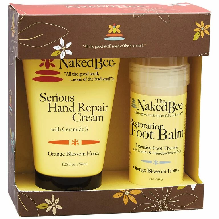 Naked Bee Hand & Foot Repair Kit, Set Of 2 1 Naked Bee Hand & Foot Repair Kit, Set Of 2