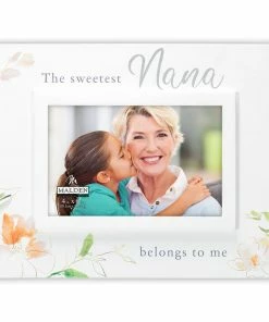 Malden The Sweetest Nana Floral Picture Frame, 4x6