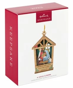 Hallmark A Child Is Born Nativity Papercraft Ornament 9 Hallmark A Child Is Born Nativity Papercraft Ornament -Department Store Shop Nativity Scene Wood and Paper Keepsake Ornament 1999QGO2759 04