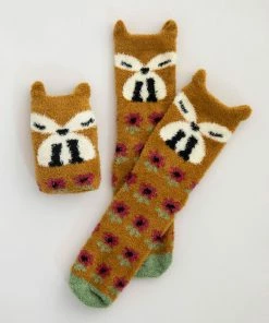 Natural Life Rust Fox Cozy Socks