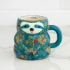 Natural Life Sylvia Sloth Sculpted Folk Mug, 16 Oz.