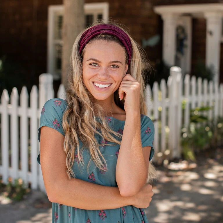Natural Life Wine Corduroy Boho Bandeau 3 Natural Life Wine Corduroy Boho Bandeau - Image 3