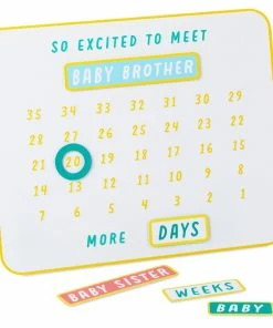 Hallmark So Excited To Meet You Magnetic Baby Countdown Board