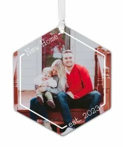 Hallmark New Home Personalized Text And Photo Metal Ornament