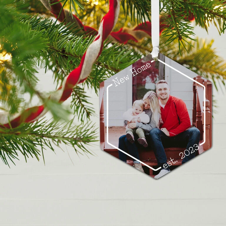 Hallmark New Home Personalized Text And Photo Metal Ornament 2 Hallmark New Home Personalized Text And Photo Metal Ornament - Image 2