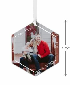 Hallmark New Home Personalized Text And Photo Metal Ornament 5 Hallmark New Home Personalized Text And Photo Metal Ornament -Department Store Shop New Home Personalized Christmas Ornament 1OFM1002B1 03