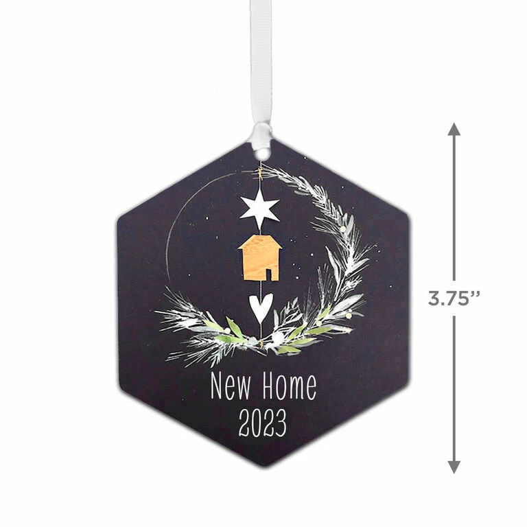 Hallmark New Home Personalized Text Metal Ornament 3 Hallmark New Home Personalized Text Metal Ornament - Image 3