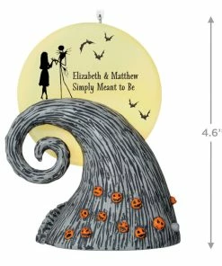Hallmark Disney Tim Burton’s The Nightmare Before Christmas Jack And Sally Personalized Ornament With Light -Department Store Shop Nightmare Before Christmas Christmas Jack and Sally Personalized Keepsake Ornament With Light 2999QHE2113B1 03