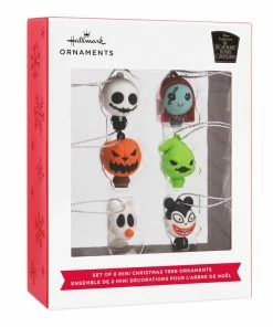 Mini Disney Tim Burton's The Nightmare Before Christmas Shatterproof Hallmark Ornaments, Set Of 6 8 Mini Disney Tim Burton's The Nightmare Before Christmas Shatterproof Hallmark Ornaments, Set Of 6 -Department Store Shop Nightmare Before Christmas Christmas Ornaments 3HCM2372 04