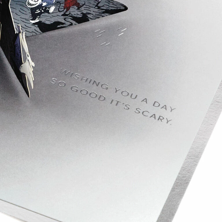 Hallmark Disney Tim Burton's The Nightmare Before Christmas Happy Nightmares 3D Pop-Up Card 5 Hallmark Disney Tim Burton's The Nightmare Before Christmas Happy Nightmares 3D Pop-Up Card - Image 5