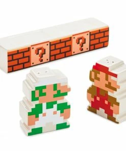 Hallmark Nintendo Super Mario Bros.® Mario And Luigi Salt And Pepper Shakers, Set Of 3 5 Hallmark Nintendo Super Mario Bros.® Mario And Luigi Salt And Pepper Shakers, Set Of 3 -Department Store Shop Nintendo Super Mario Luigi Salt And Pepper Shaker Set 1NIT1001 03