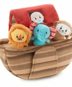Hallmark Noah's Ark And Animals Plush Playset, 7 Pieces