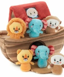 Hallmark Noah's Ark And Animals Plush Playset, 7 Pieces -Department Store Shop Noahs Ark and Animals Plush Toy 1KFA2015 03