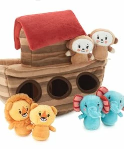Hallmark Noah's Ark And Animals Plush Playset, 7 Pieces -Department Store Shop Noahs Ark and Animals Plush Toy 1KFA2015 04