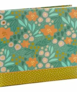 Hallmark Mod Floral Pattern Guest Book