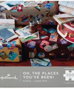 Hallmark Oh, The Places You’ve Been! Travel Themed 550-Piece Puzzle