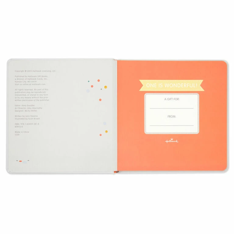 Hallmark One Is Wonderful! Birthday Book 3 Hallmark One Is Wonderful! Birthday Book - Image 3