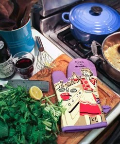 Blue Q Oops, I'm Drunk Oven Mitt -Department Store Shop Oops Im Drunk Oven Mitt WW120 03