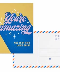 Hallmark Keep It Sunny Postcards, Book Of 10 12 Hallmark Keep It Sunny Postcards, Book Of 10 -Department Store Shop Orange and Blue Keep It Sunny Postcards 1SOM3857 03