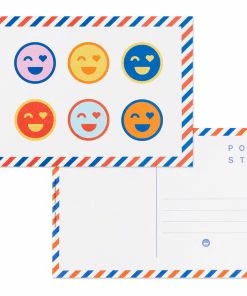 Hallmark Keep It Sunny Postcards, Book Of 10 15 Hallmark Keep It Sunny Postcards, Book Of 10 -Department Store Shop Orange and Blue Keep It Sunny Postcards 1SOM3857 06