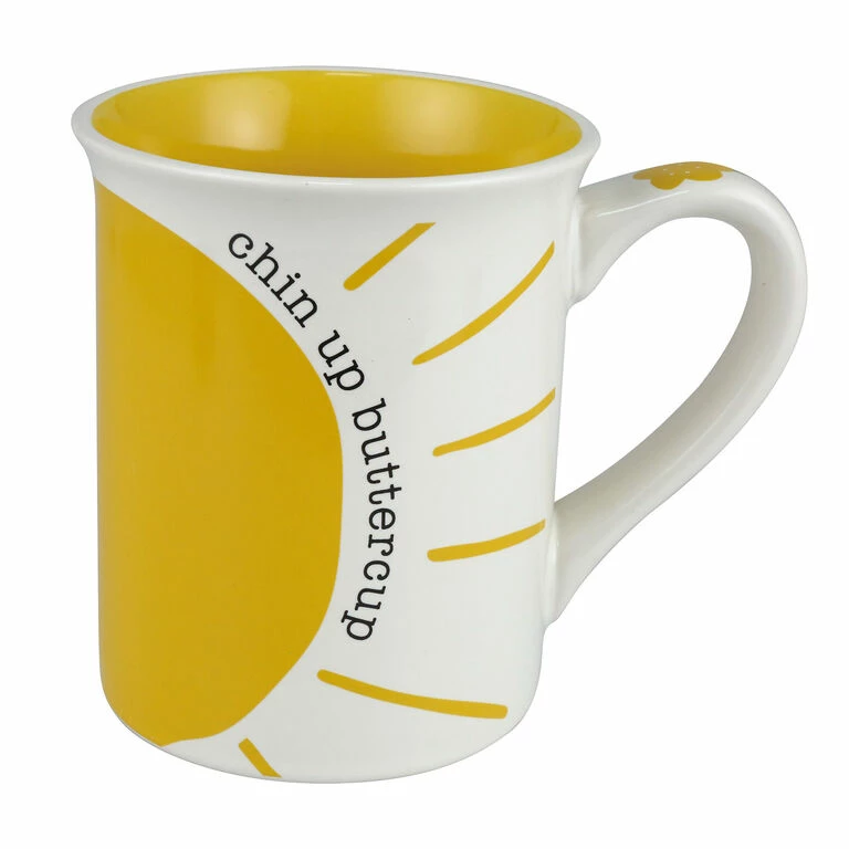 Our Name Is Mud Chin Up Buttercup Mug, 16 Oz. 1 Our Name Is Mud Chin Up Buttercup Mug, 16 Oz.