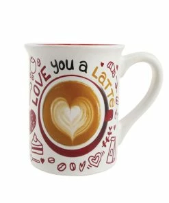 Our Name Is Mud Love You A Latte Mug, 16 Oz.