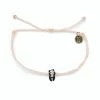 Pura Vida Panda Charm Blush Pink Bitty Braid Bracelet