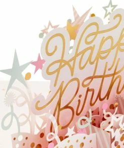 Hallmark Here's To A Happy Year Ahead 3D Pop-Up Birthday Card 13 Hallmark Here's To A Happy Year Ahead 3D Pop-Up Birthday Card -Department Store Shop Party Decorations 3D PopUp Birthday Card 1299LAD2899 04