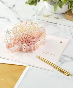 Hallmark Here's To A Happy Year Ahead 3D Pop-Up Birthday Card 17 Hallmark Here's To A Happy Year Ahead 3D Pop-Up Birthday Card -Department Store Shop Party Decorations 3D PopUp Birthday Card 1299LAD2899 08