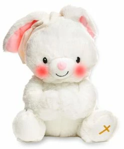 Paws For Prayer Bunny Stuffed Animal With Music And Light, 10" H