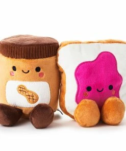 Hallmark Better Together Peanut Butter And Jelly Magnetic Plush, 5"