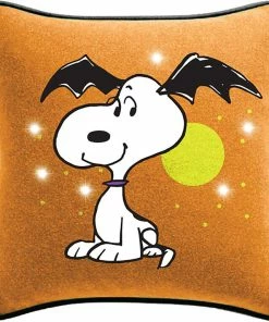 Hallmark Peanuts® Batty Snoopy Light-Up Pillow, 16.5x16.5