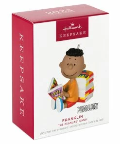 Hallmark The Peanuts® Gang Franklin Ornament -Department Store Shop Peanuts Franklin Reading Comics Keepsake Ornament 1899QXE3289 04