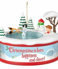 Hallmark The Peanuts® Gang Christmastime Is Here Musical Ornament With Motion